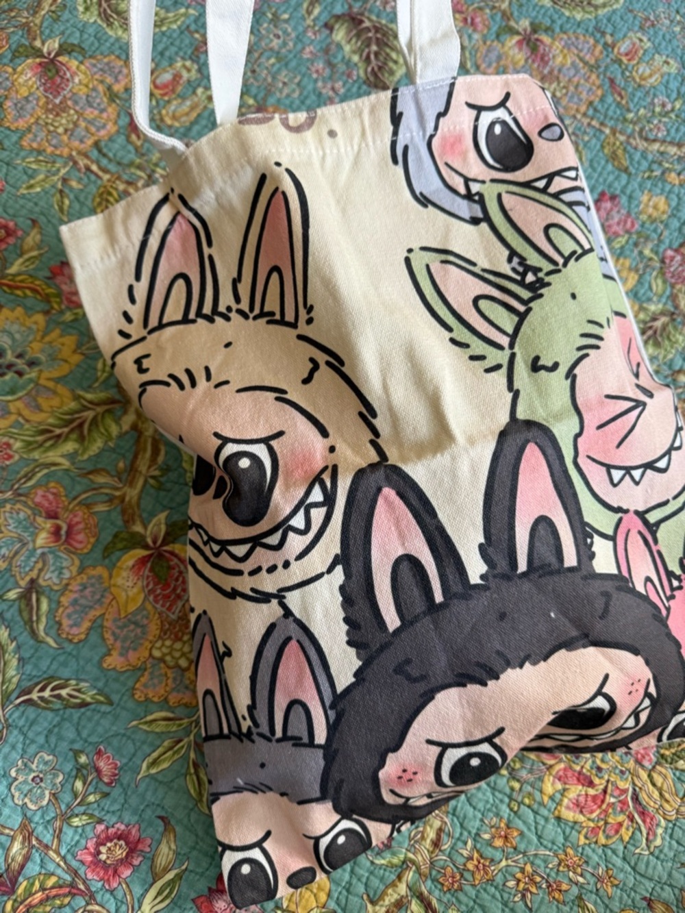 Labubu Print NWOT tote bag
